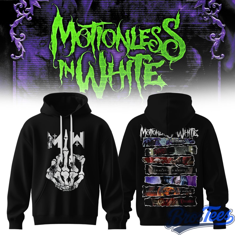 Motionless In White - European Headlining Date 2027 Hoodie