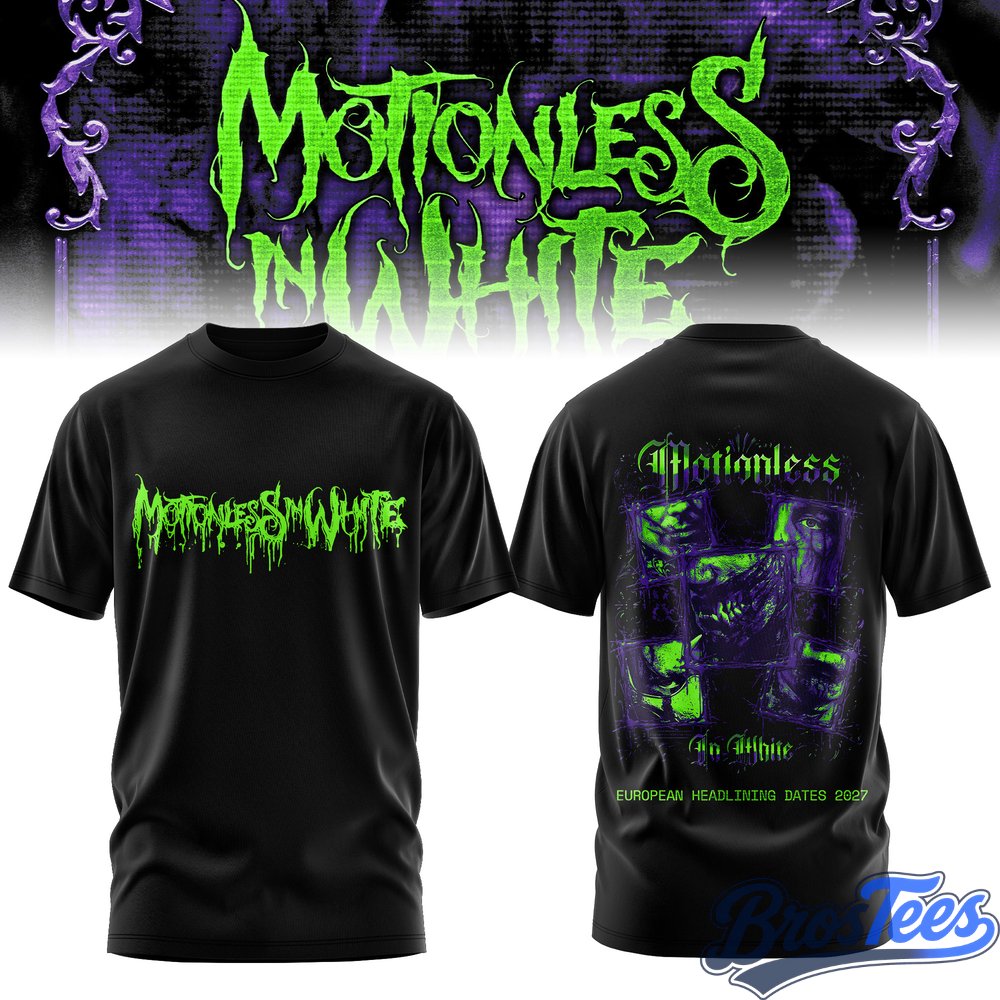 Motionless In White - European Headlining Date 2027 T-Shirt