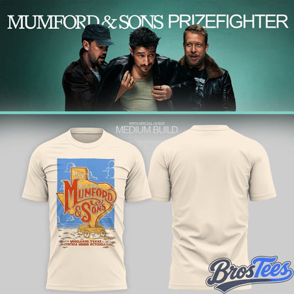 Mumford And Sons Prizefighter Tour 2026 2D Shirt