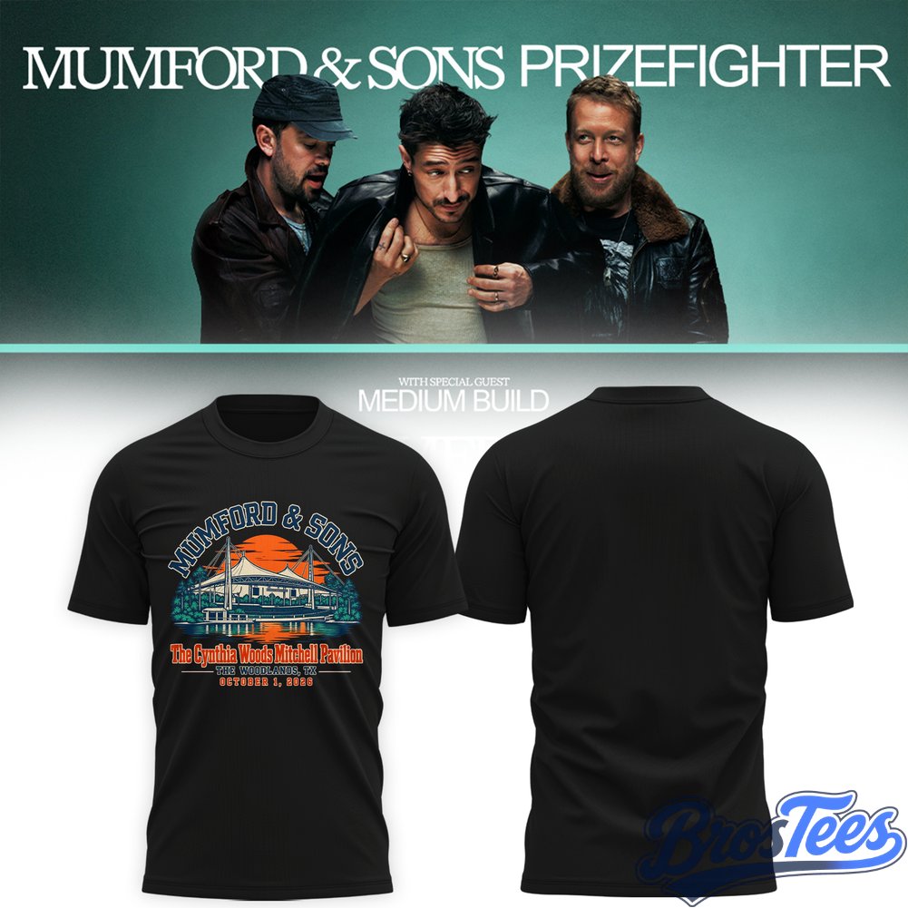 Mumford And Sons Prizefighter Tour 2026 2D Shirt