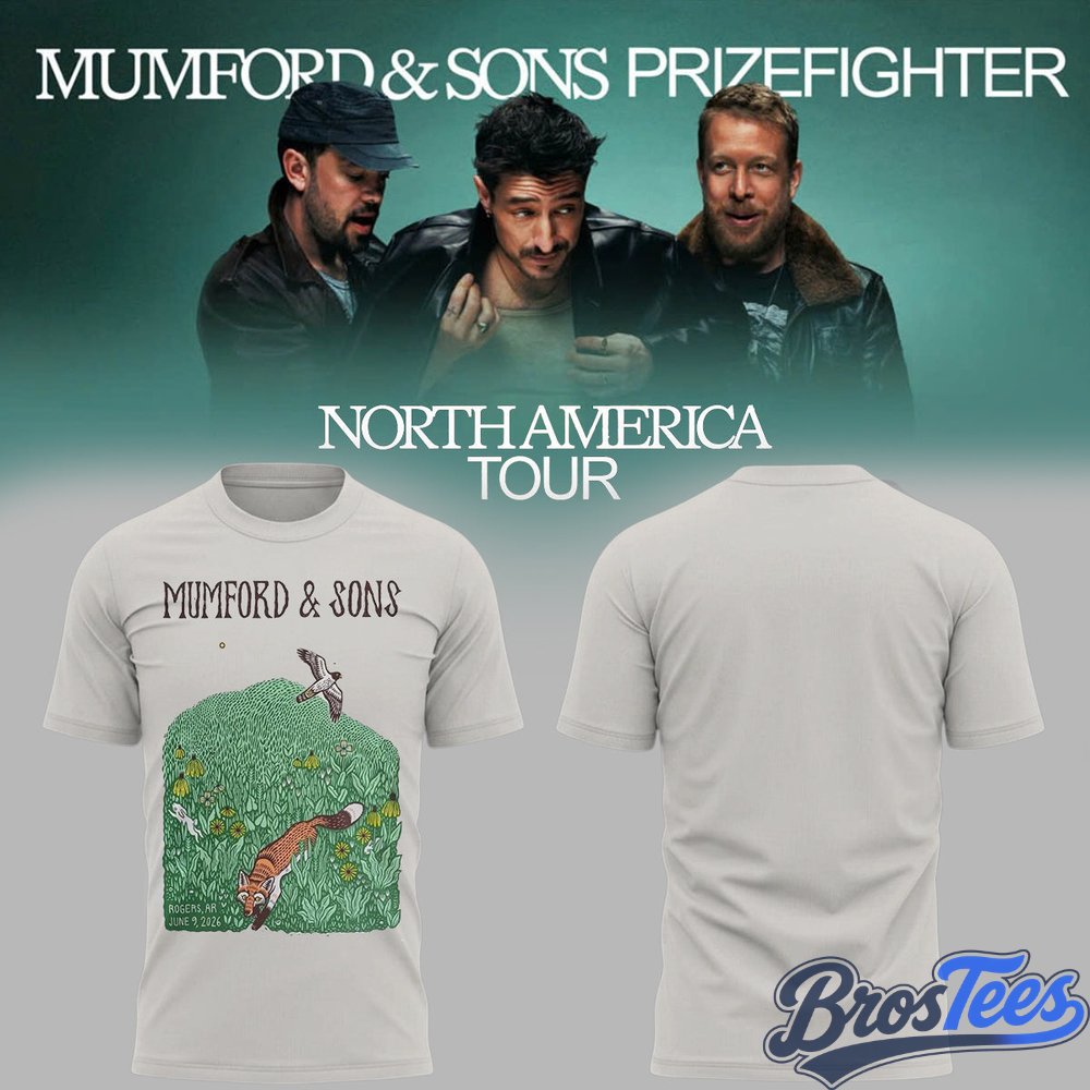Mumford And Sons Prizefighter Tour 2026 2D Shirt