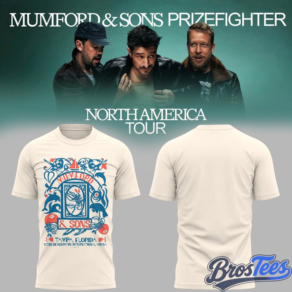 Mumford And Sons Prizefighter Tour 2026 in Madison Square Garden, NY T-Shirt