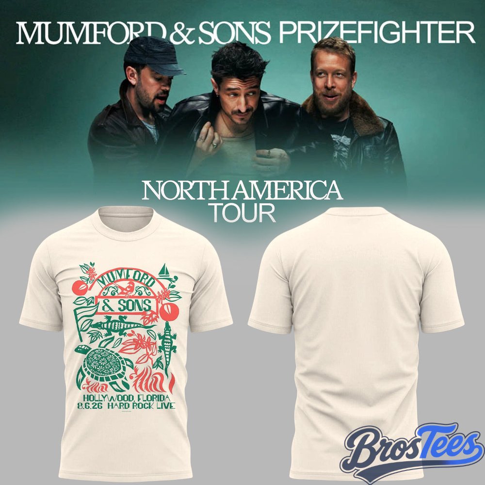 Mumford And Sons Prizefighter Tour 2026 in Madison Square Garden, NY T-Shirt