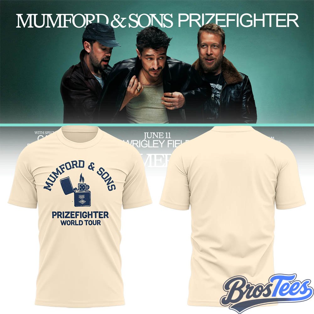 Mumford And Sons Prizefighter Tour 2026 in Madison Square Garden, NY T-Shirt