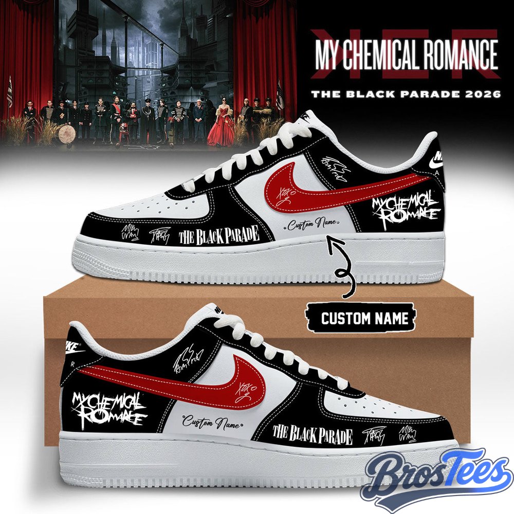 My Chemical Romance Long Live The Black Parade Tour US 2026 Custom AF1 Shoes