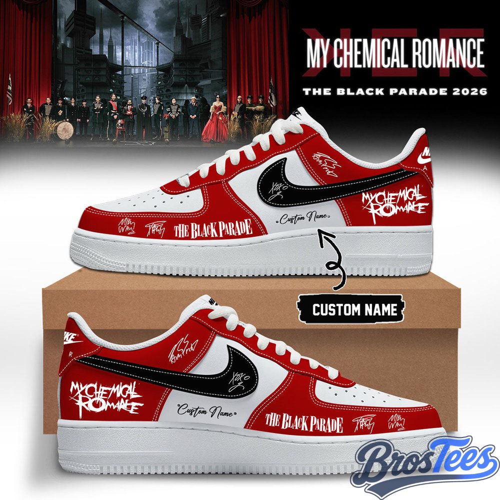 My Chemical Romance Long Live The Black Parade Tour US 2026 Custom AF1 Shoes