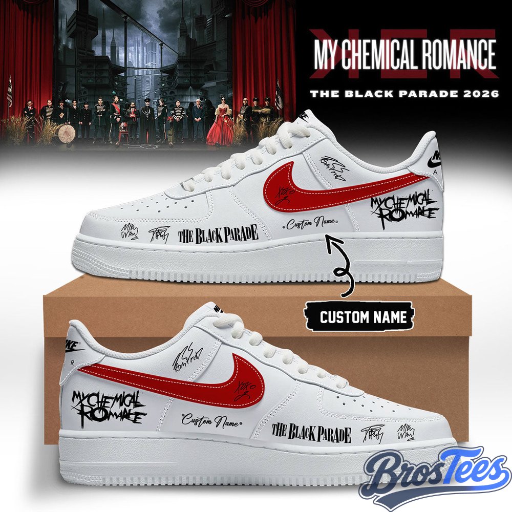 My Chemical Romance Long Live The Black Parade Tour US 2026 Custom AF1 Shoes