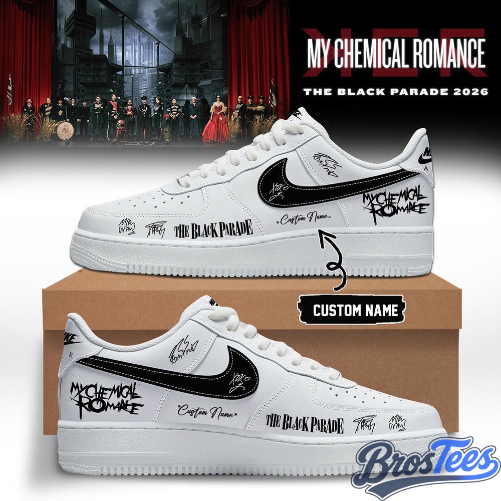 My Chemical Romance Long Live The Black Parade Tour US 2026 Custom AF1 Shoes