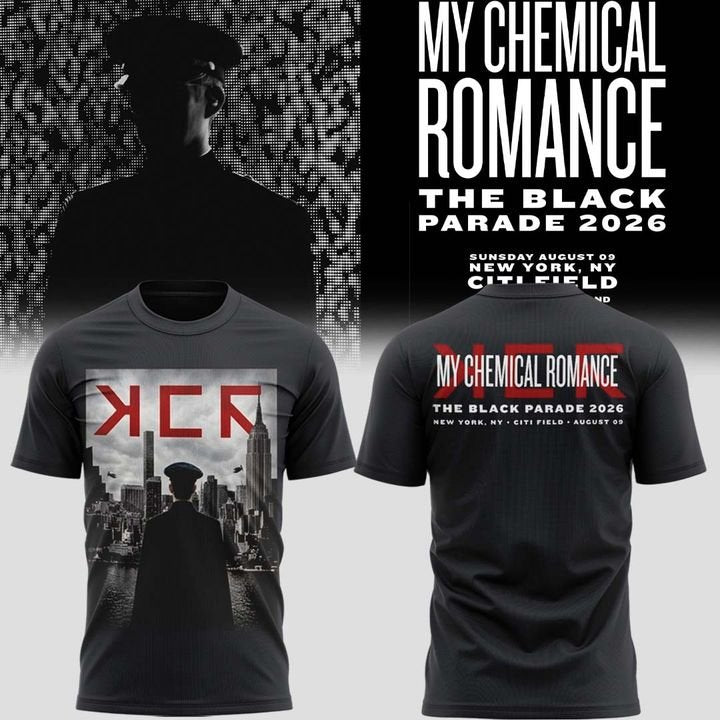 My Chemical Romance The Black Parade 2026 Tour – Citi Field New York T-Shirt