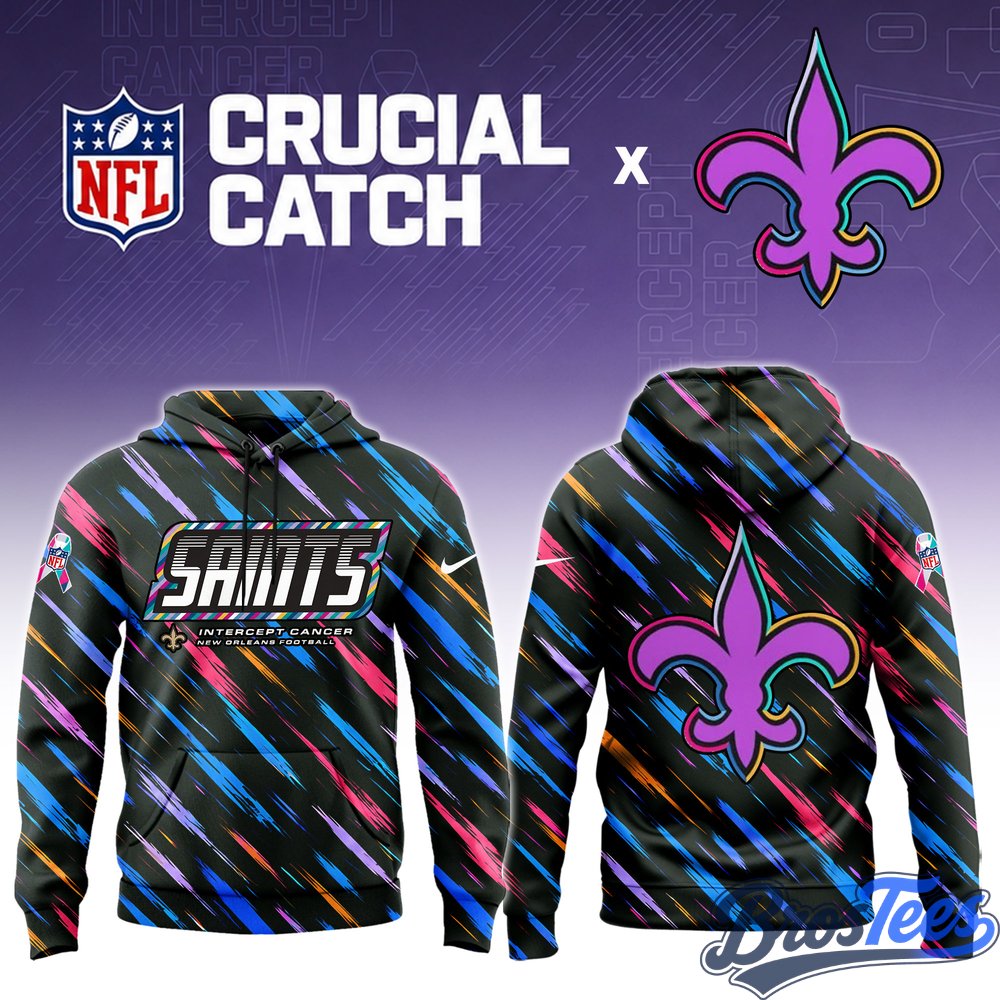 New Orleans Saints 2026 Crucial Catch Limited Hoodie