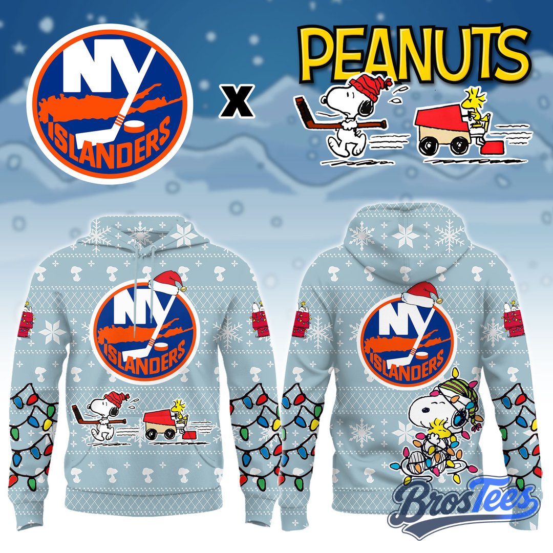 New York Islanders x Peanuts 2026 Christmas Limited Edition Hoodie