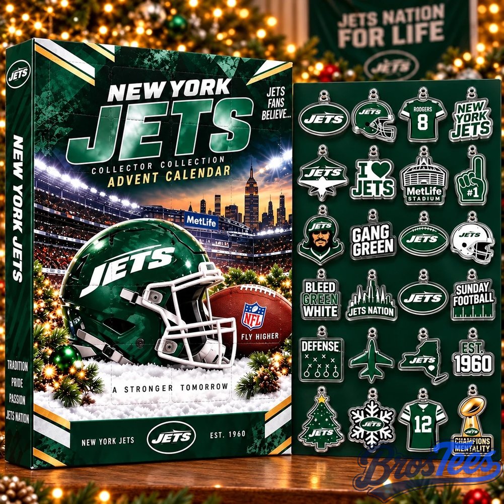 New York Jets 2026 Christmas Advent Calendar A Stronger Tomorrow