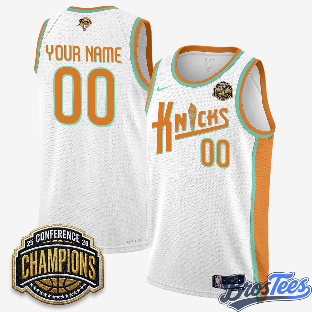 New York Knicks 2026 Eastern Conference Champions Special Edition Custom Jersey