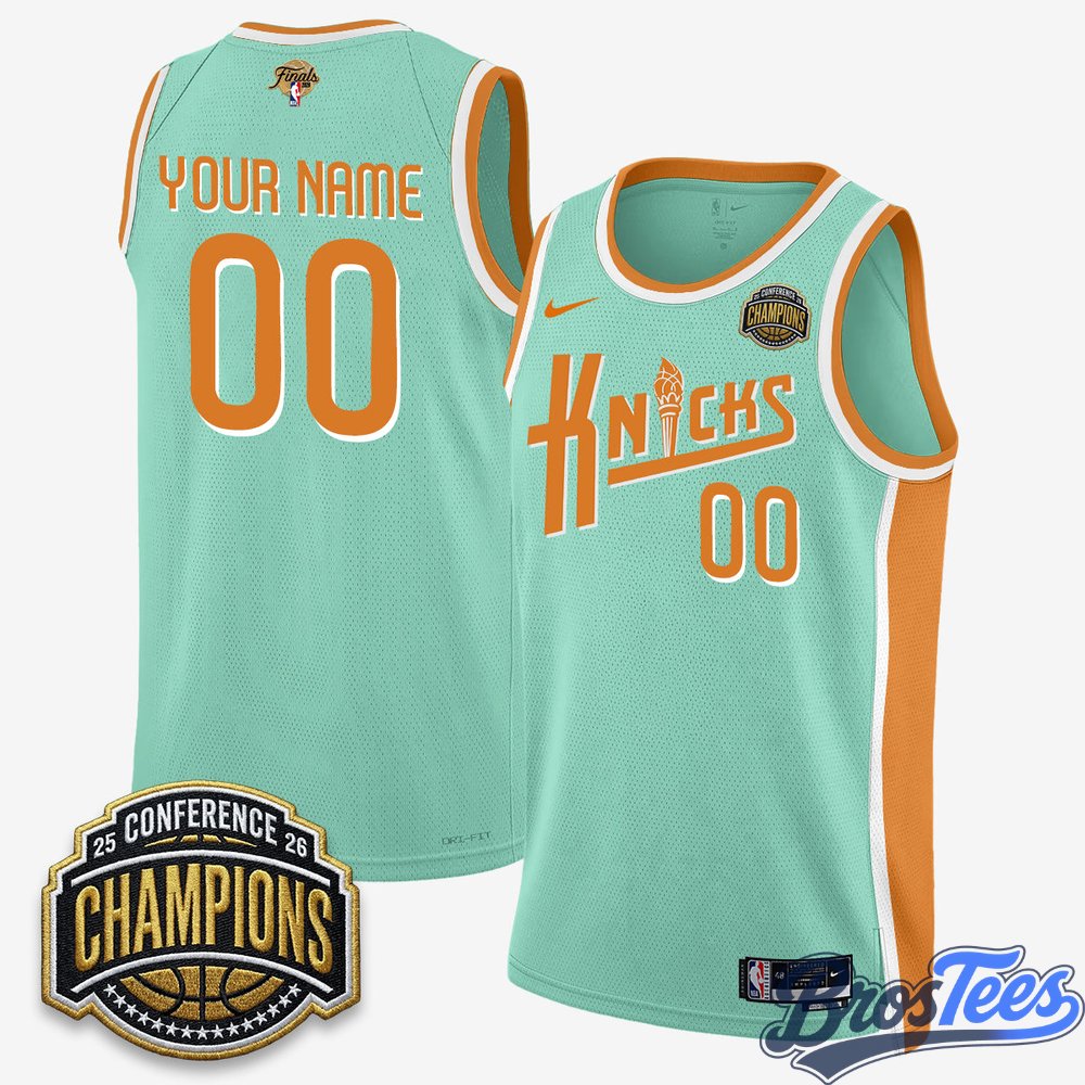 New York Knicks 2026 Eastern Conference Champions Special Edition Custom Jersey