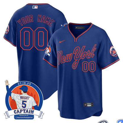New York Mets David Wright Mets Legend Custom Baseball Jersey