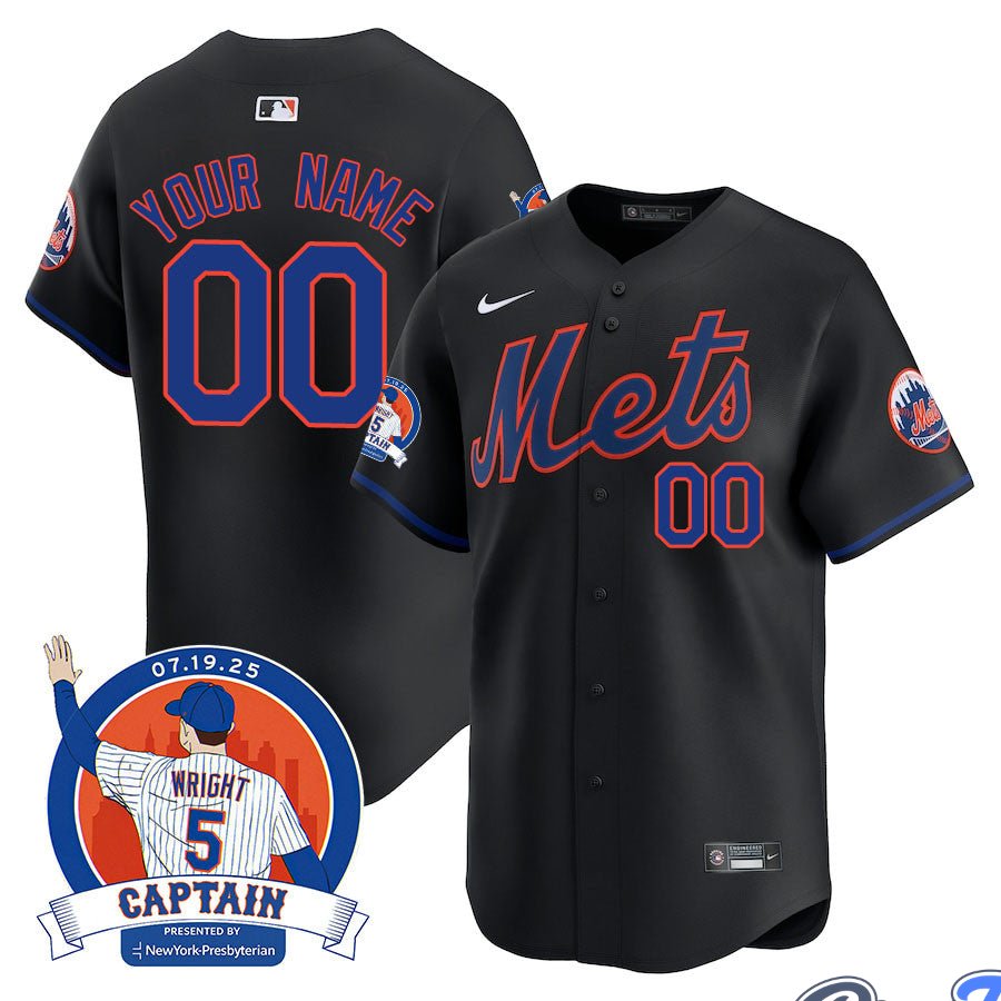New York Mets David Wright Mets Legend Custom Baseball Jersey