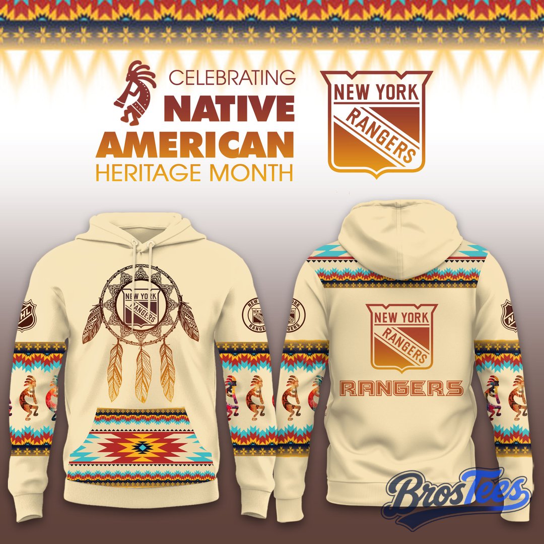 New York Rangers Native American Heritage Limited Hoodie