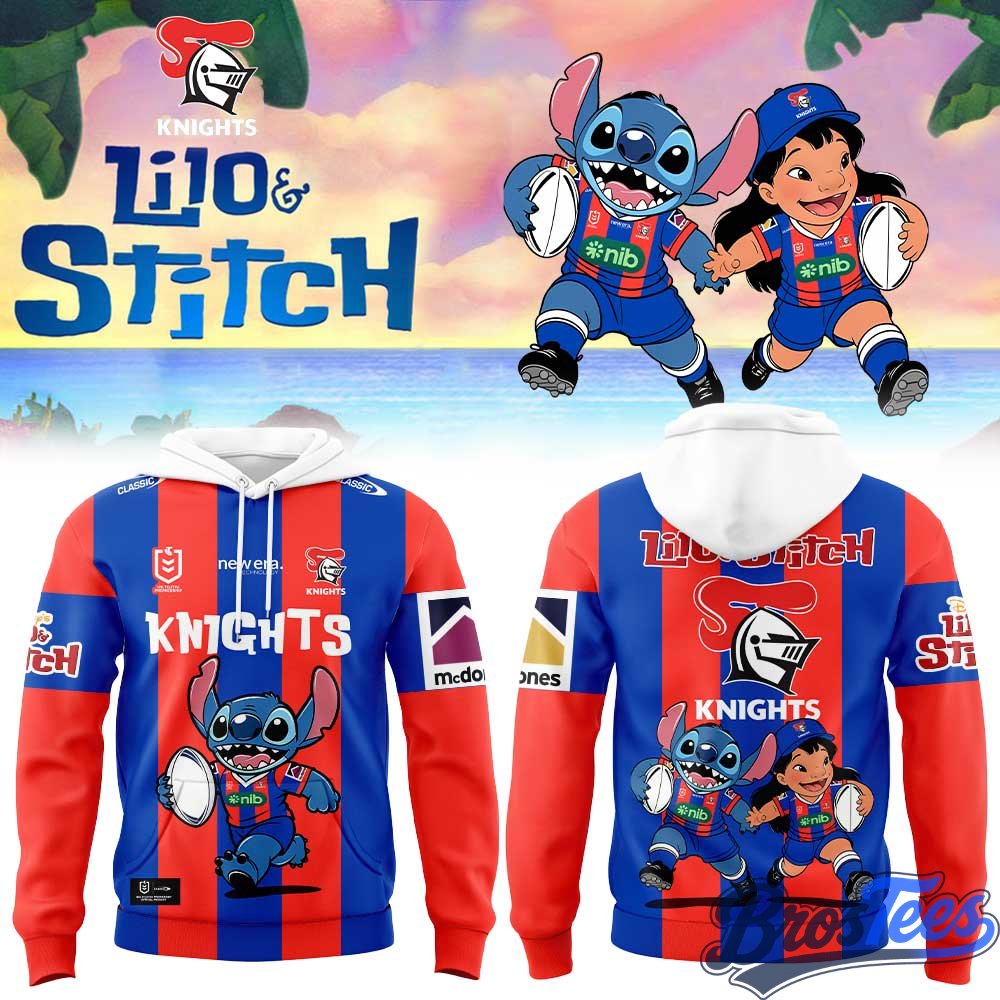 Newcastle Knights 2026 Lilo & Stitch Hoodie