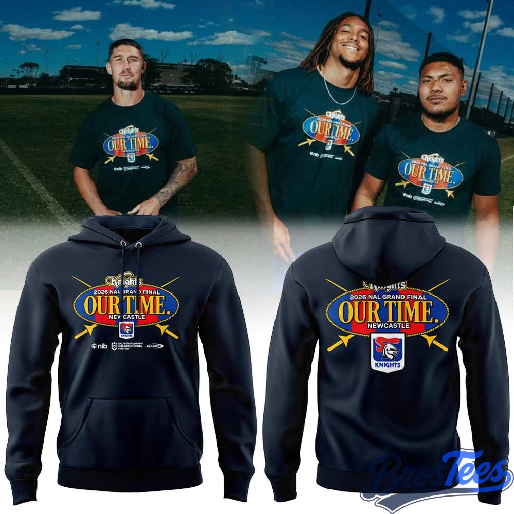 Newcastle Knights commemorating the OUR TIME Hoodie