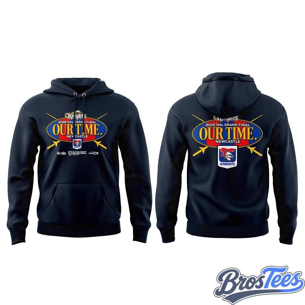 Newcastle Knights commemorating the OUR TIME Hoodie