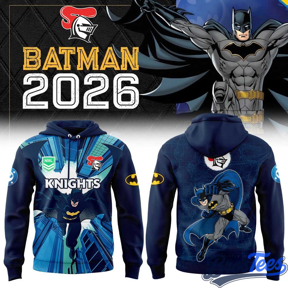 Newcastle Knights x 2026 Batman Superhero Hoodie
