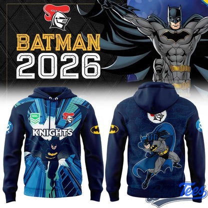 Newcastle Knights x 2026 Batman Superhero Hoodie