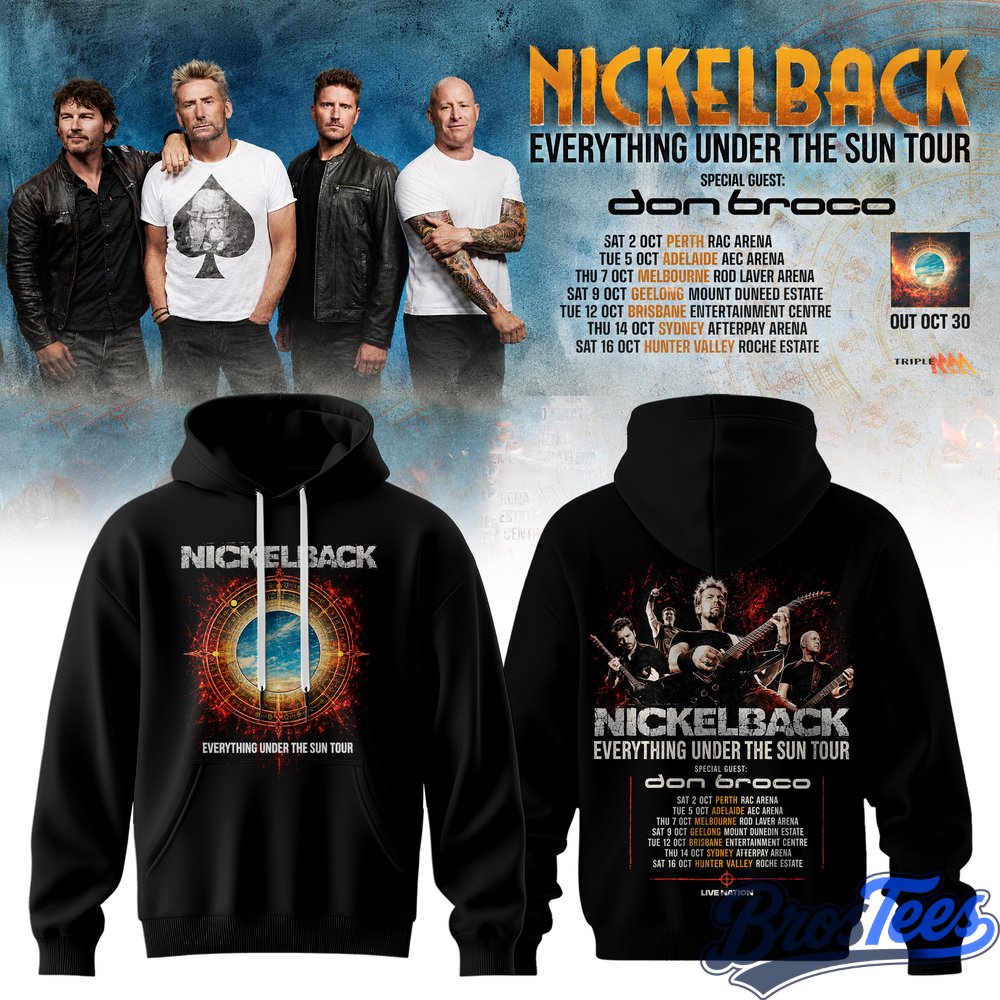 Nickelback Everything Under The Sun Tour Hoodie