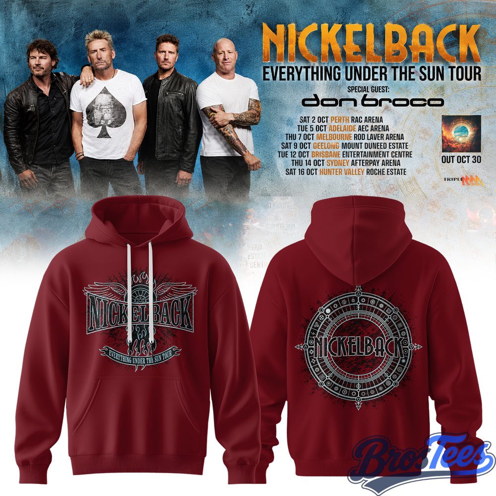 Nickelback Everything Under The Sun Tour Hoodie