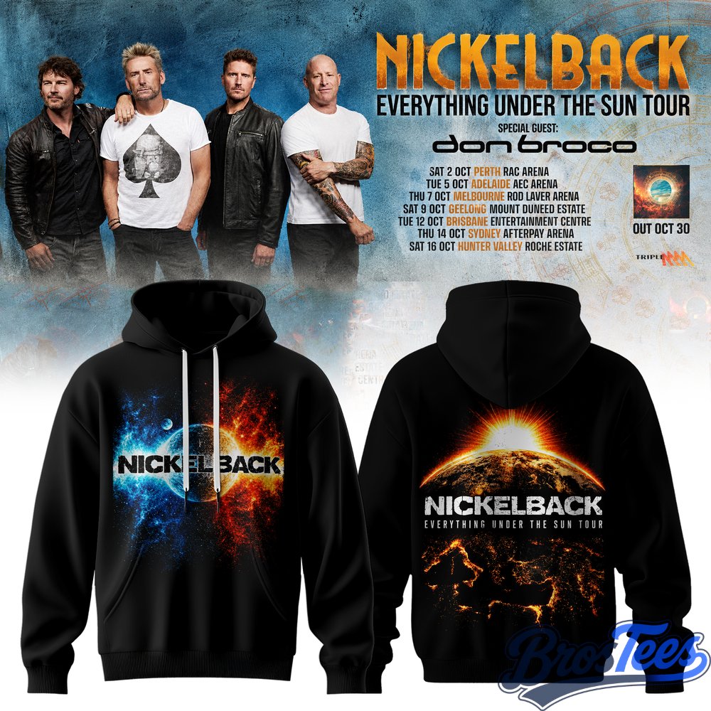Nickelback Everything Under The Sun Tour Hoodie