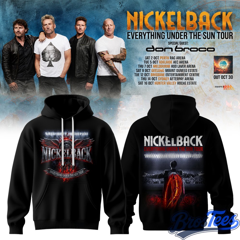 Nickelback Everything Under The Sun Tour Hoodie