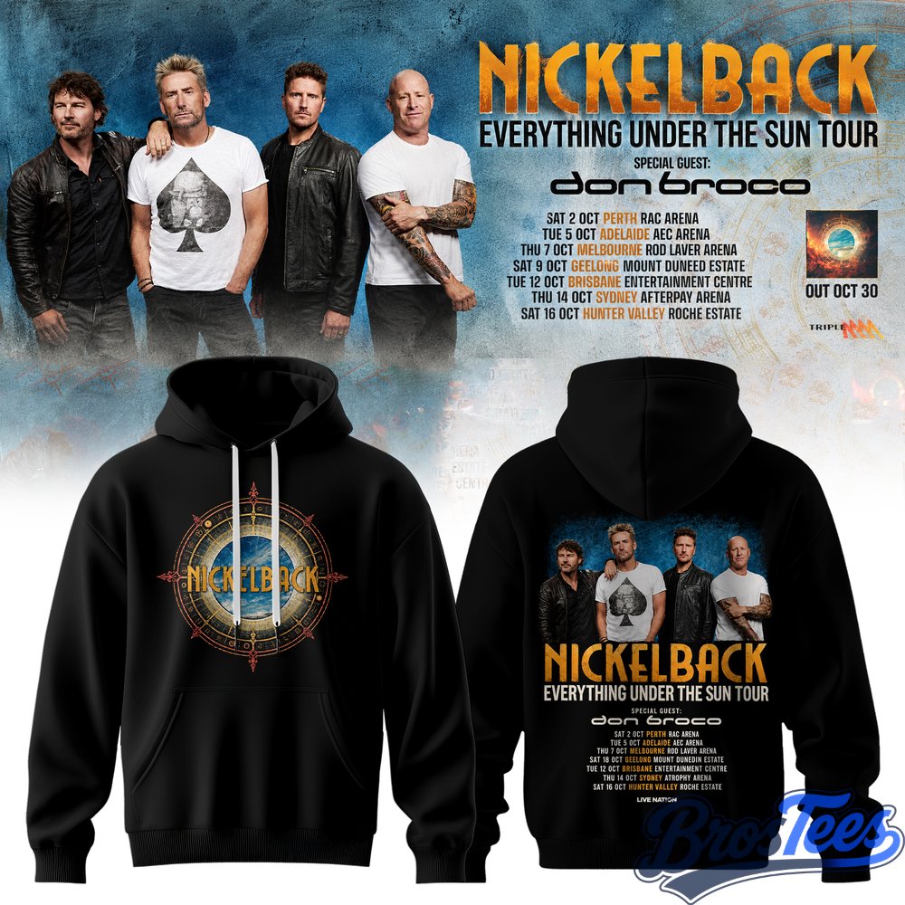 Nickelback Everything Under The Sun Tour Hoodie