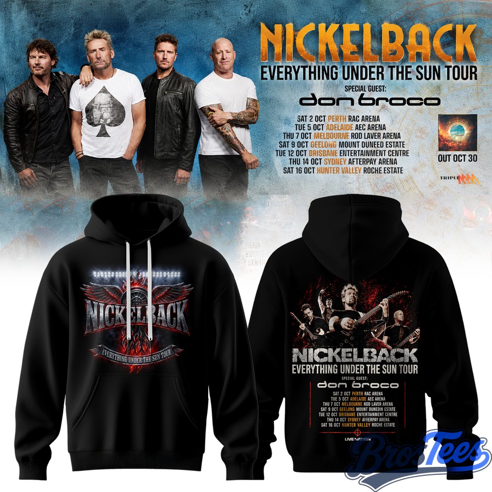 Nickelback Everything Under The Sun Tour Hoodie