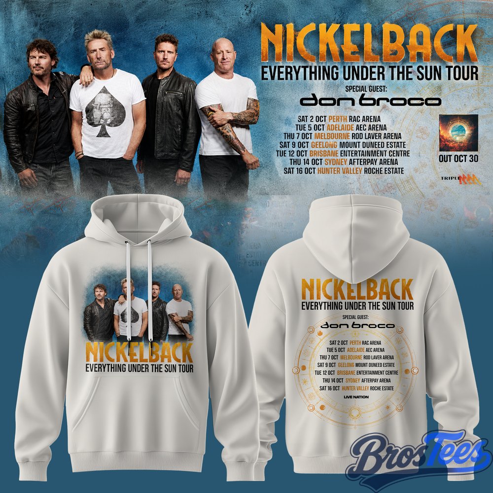 Nickelback Everything Under The Sun Tour Hoodie