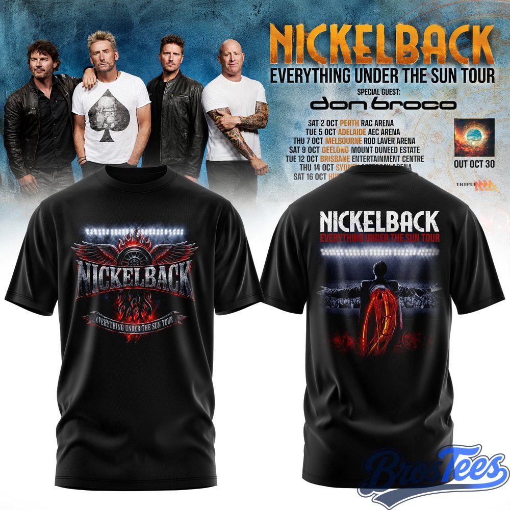 Nickelback Everything Under The Sun Tour Tee