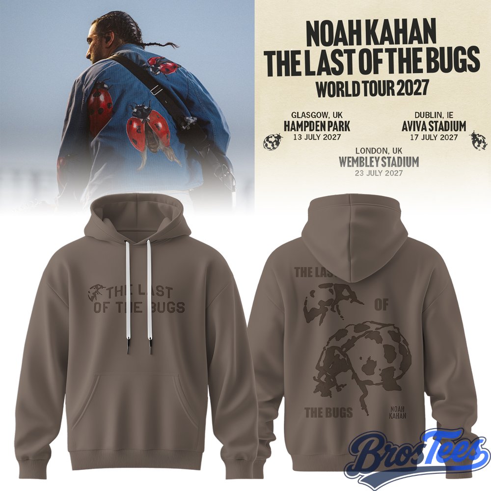 Noah Kahan The Last of The Bugs World Tour 2027 Premium Hoodie