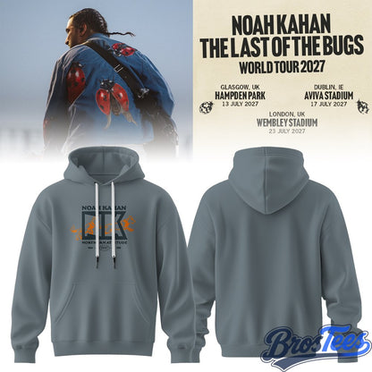 Noah Kahan The Last of The Bugs World Tour 2027 Premium Hoodie