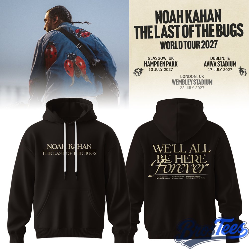 Noah Kahan The Last of The Bugs World Tour 2027 Premium Hoodie