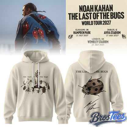 Noah Kahan The Last of The Bugs World Tour 2027 Premium Hoodie