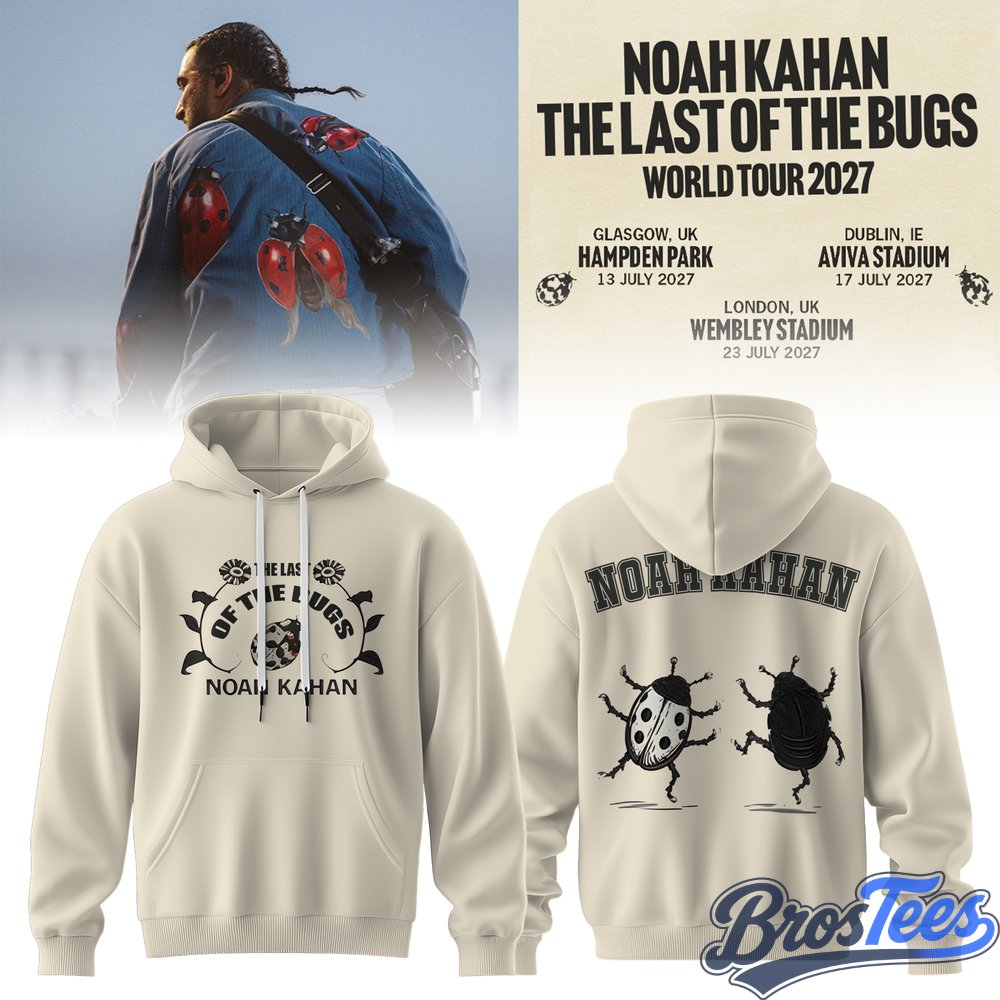 Noah Kahan The Last of The Bugs World Tour 2027 Premium Hoodie