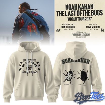 Noah Kahan The Last of The Bugs World Tour 2027 Premium Hoodie