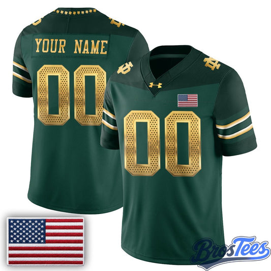 Notre Dame Fighting Irish 2026 Shamrock Series Custom Football Jersey