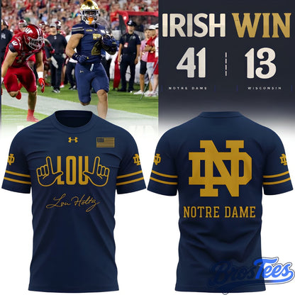 Notre Dame Fighting Irish Shamrock Series Leave No Doubt 3D Shirt