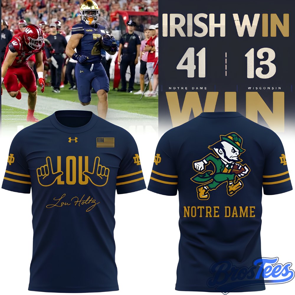 Notre Dame Fighting Irish Shamrock Series Leave No Doubt 3D Shirt