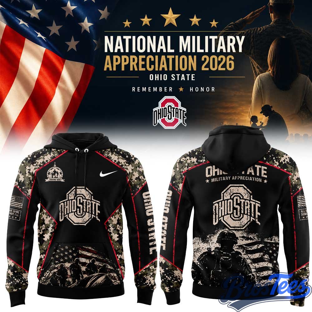 Ohio State Buckeyes 2026 Military Appreciation Hoodie