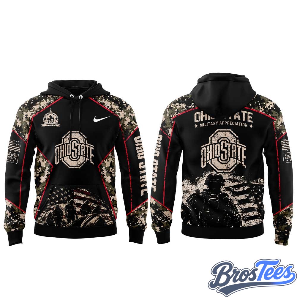 Ohio State Buckeyes 2026 Military Appreciation Hoodie