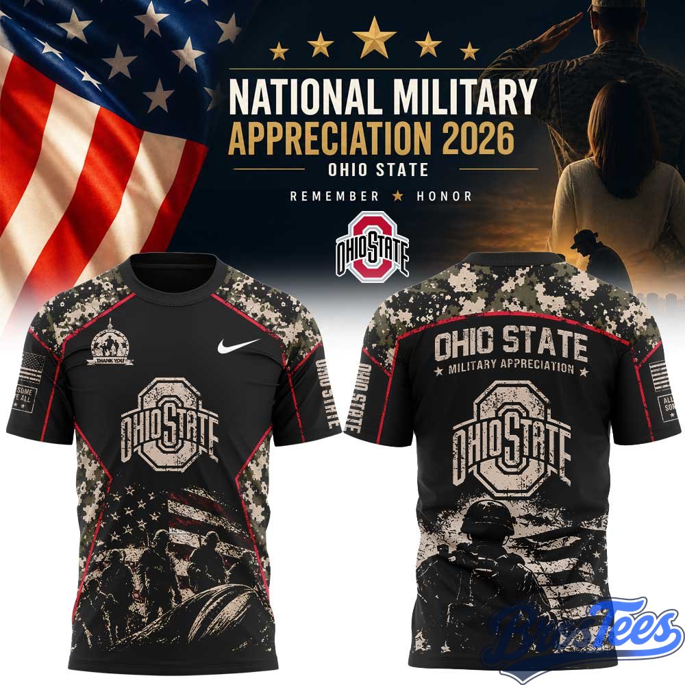 Ohio State Buckeyes 2026 Military Appreciation Shirt