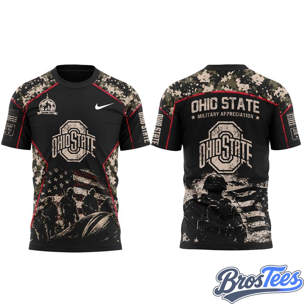 Ohio State Buckeyes 2026 Military Appreciation Shirt