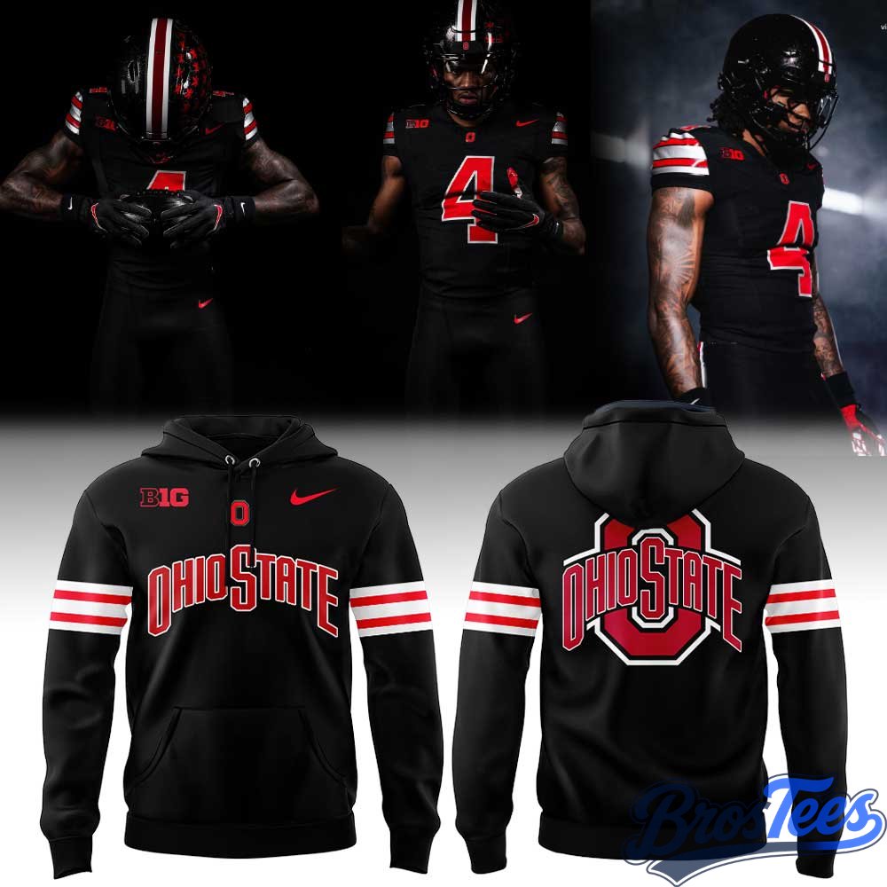 Ohio State Buckeyes Back in Black Hoodie