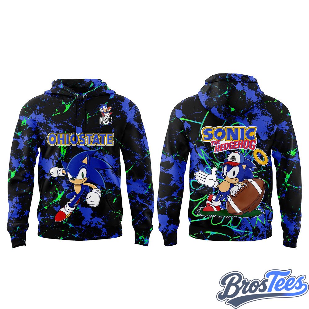 Ohio State Buckeyes Football Sonic the Hedgehog 2026 Hoodie
