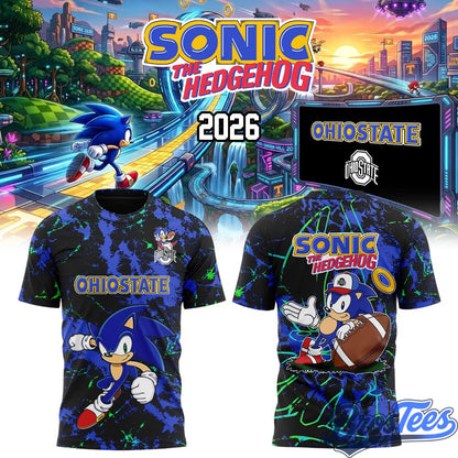 Ohio State Buckeyes Football Sonic the Hedgehog 2026 Shirt